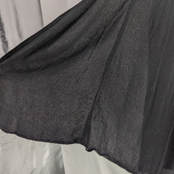 Zara Black Midi Backless Dress Size Small - Picture 9 of 9